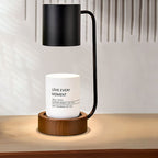 Lampada da Tavolo in Legno Minimalista Giapponese con Dimerizzazione e Timer a 1 Luce