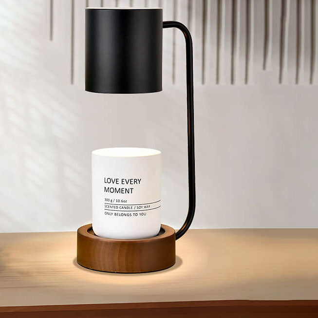 Lampada da Tavolo in Legno Minimalista Giapponese con Dimerizzazione e Timer a 1 Luce