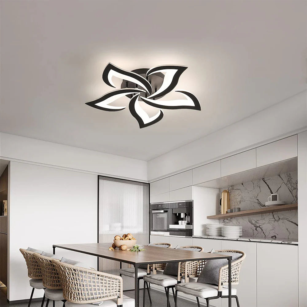 Moderna Lampada da Soffitto a Forma di Fiore Creativa