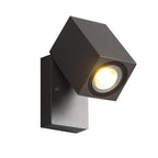 Faretto quadrato moderno da esterno impermeabile con angolo regolabile Lampada da parete LED da giardino