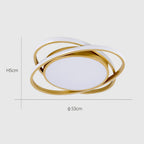 Lampada da soffitto LED rotonda nordica elegante