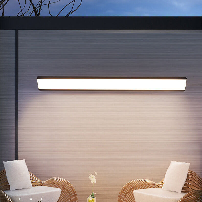 Applique da Parete LED Moderna Minimalista in Alluminio e Acrilico Impermeabile per Esterni e Interni
