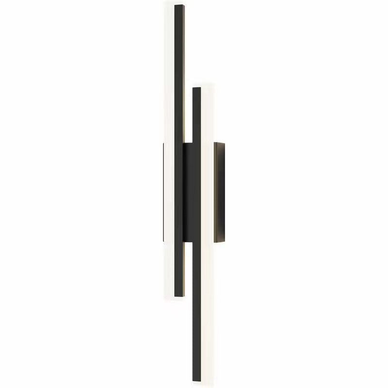 Lampada da parete LED in ferro acrilico con linee minimaliste moderne