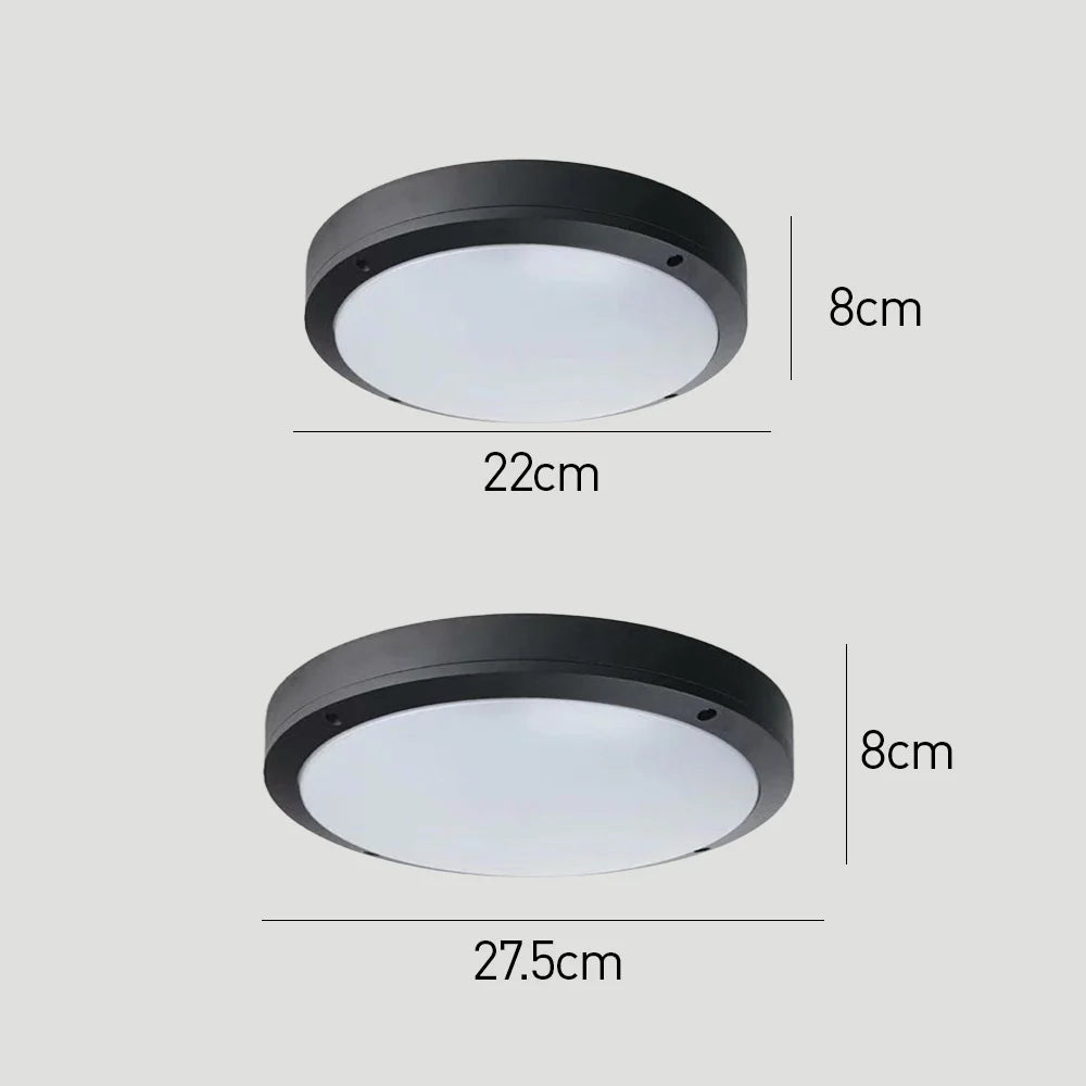 Lampada da soffitto impermeabile per esterni