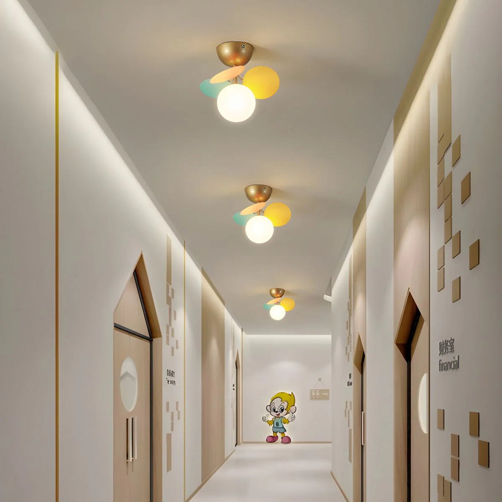 Lampada da soffitto in acrilico Bubble-Pastel Elegante