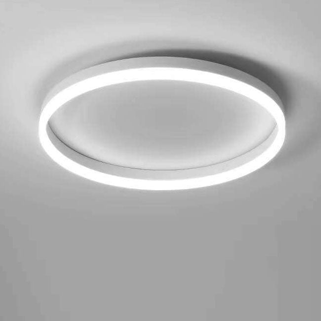 Lampada da soffitto a LED circolare minimalista nordica in ferro e acrilico