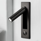 Moderna Luce da Comodino in Alluminio Girevole
