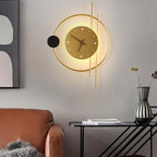 Arisha Applique Ferro/Acrilico Nero/Oro Orologio