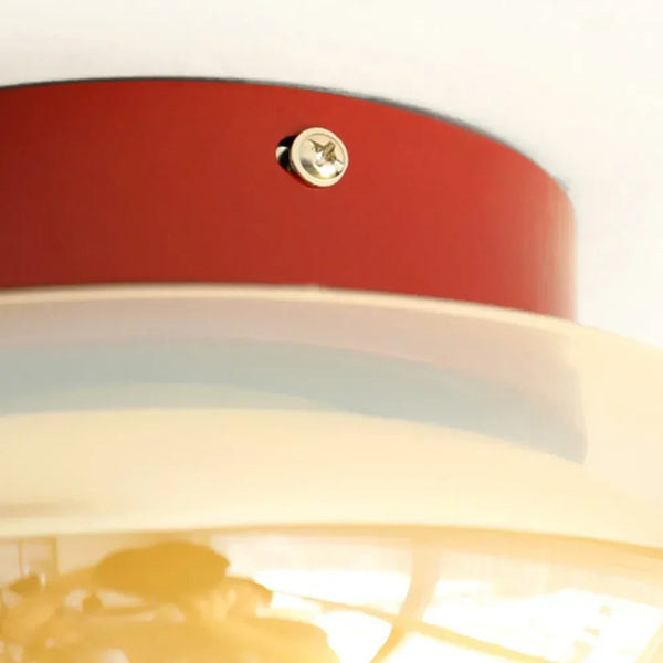Lampada da soffitto vintage in acrilico LED piccola