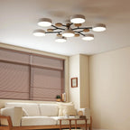 Lampada da soffitto LED circolare acrilica moderna nordica