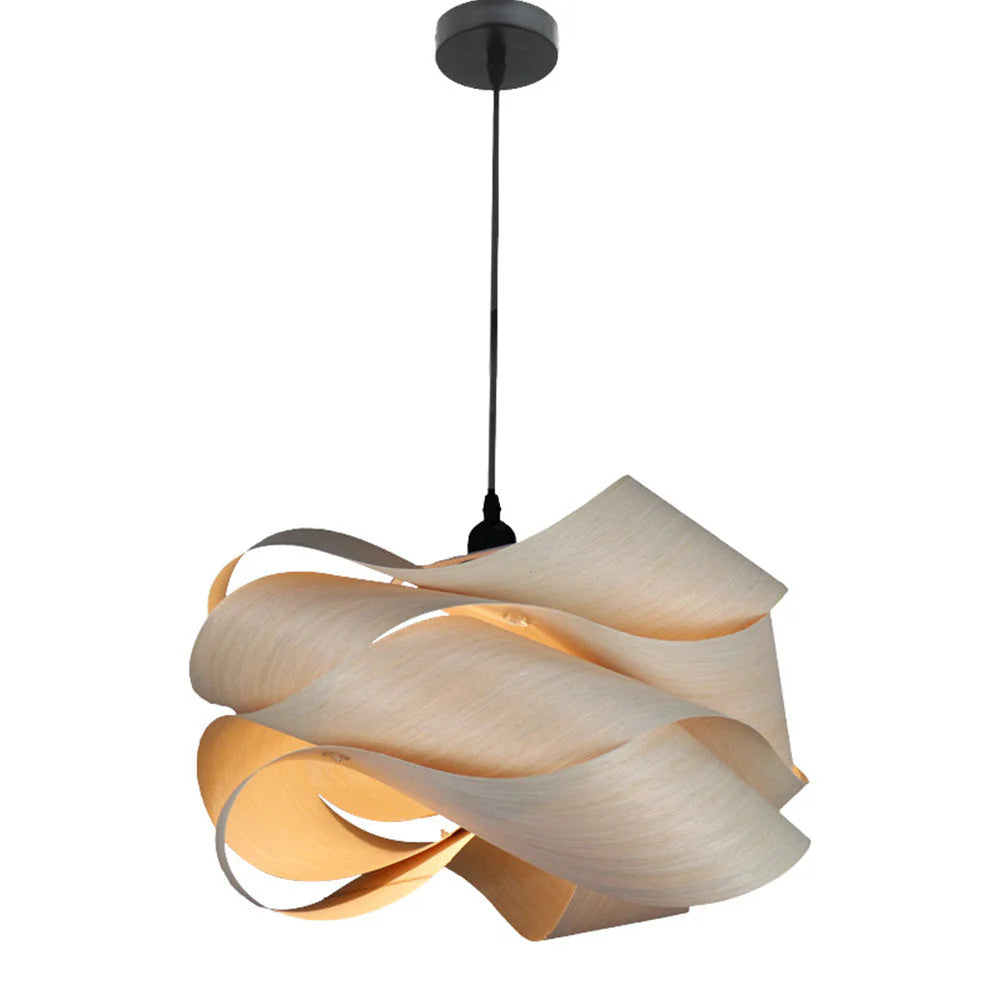 Lampada a Sospensione in Legno Irregolare Retro