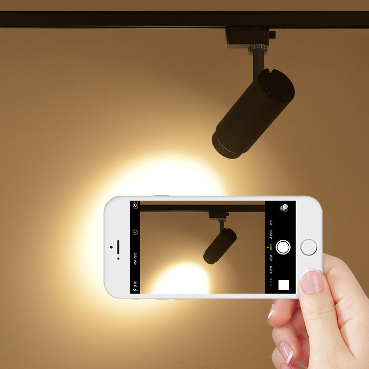 Faretto Tubolare da Incasso Regolabile Dimmabile Moderno Minimalista con Focalizzazione per Illuminazione a Binario 3/4/5 Luci LED per Soggiorno