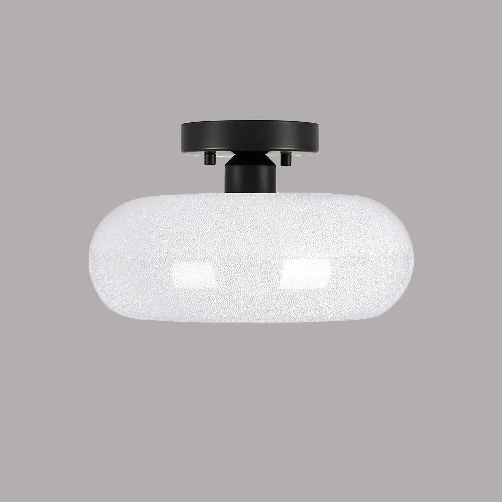 Lampada da Soffitto a Sfera di Vetro Classica