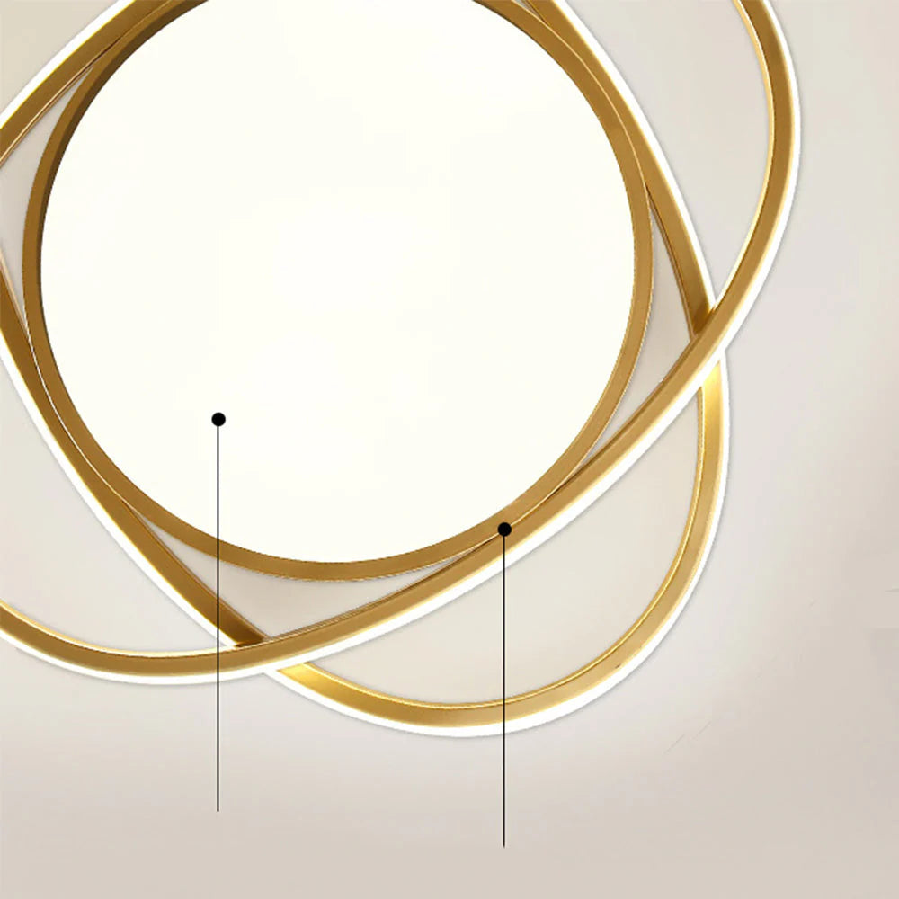Lampada da soffitto LED rotonda nordica elegante