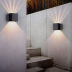 Lampada da Parete LED Moderna Quadrata in Alluminio Impermeabile da Esterno