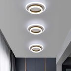 Lampada da soffitto LED a incasso quadrata circolare in acrilico semplice nordico