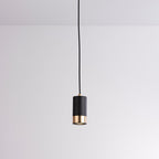 Lampada a sospensione mini in ferro con colonna minimalista moderna a 1 luce per soggiorno