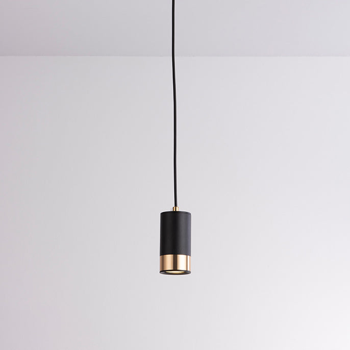 Lampada a sospensione mini in ferro con colonna minimalista moderna a 1 luce per soggiorno