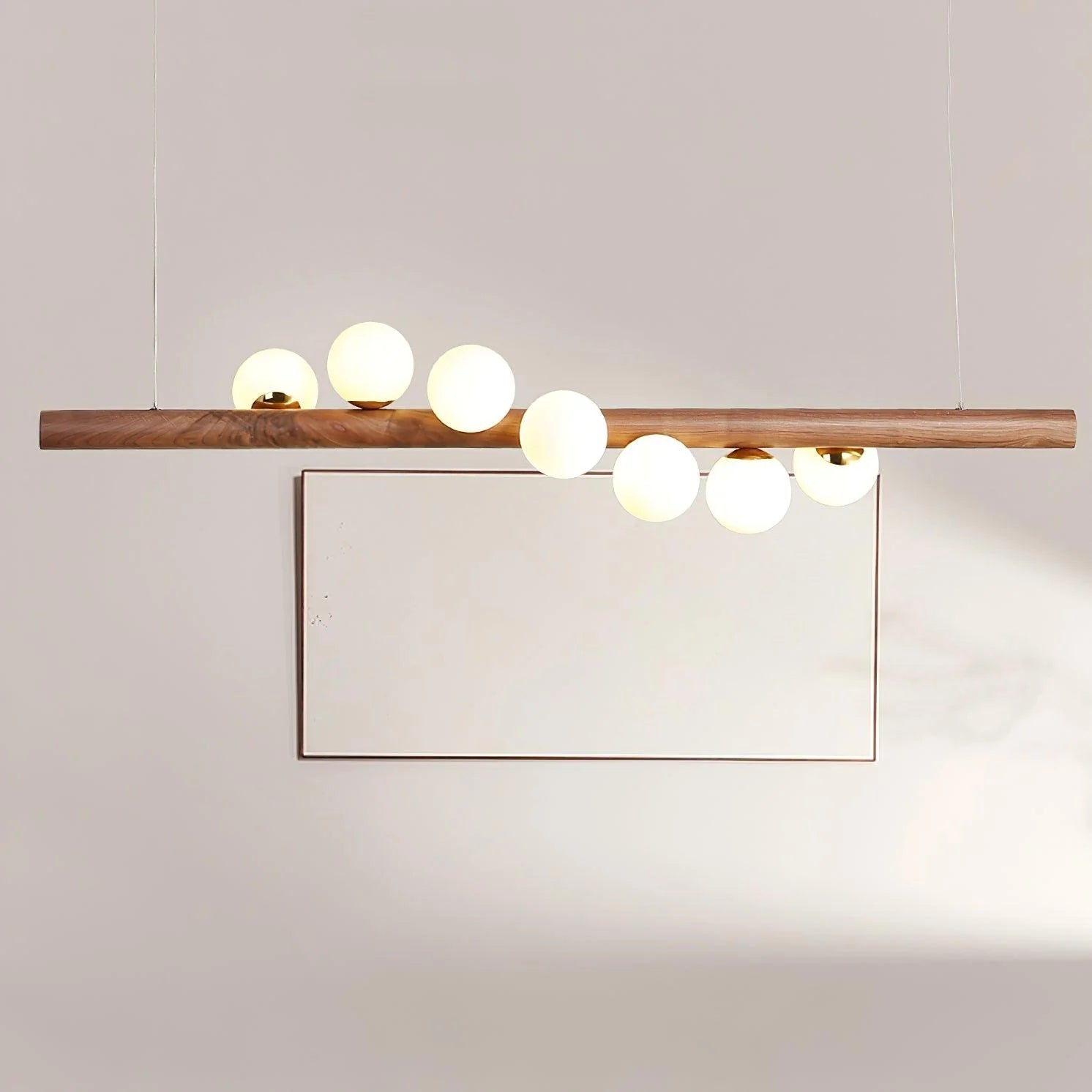 Lampada a Sospensione Moderna Rotonda in Vetro