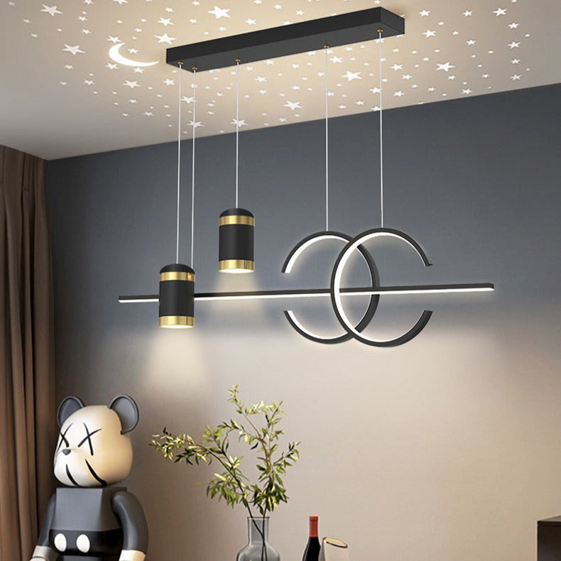 Lampadario Proiettore Moderno Semplice con Cielo Stellato