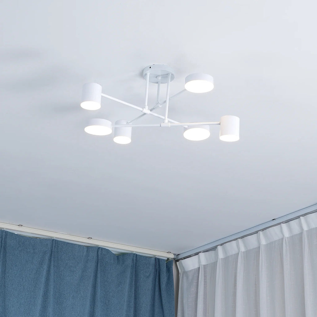 Nuova Luce da Soffitto Geometrica in Metallo