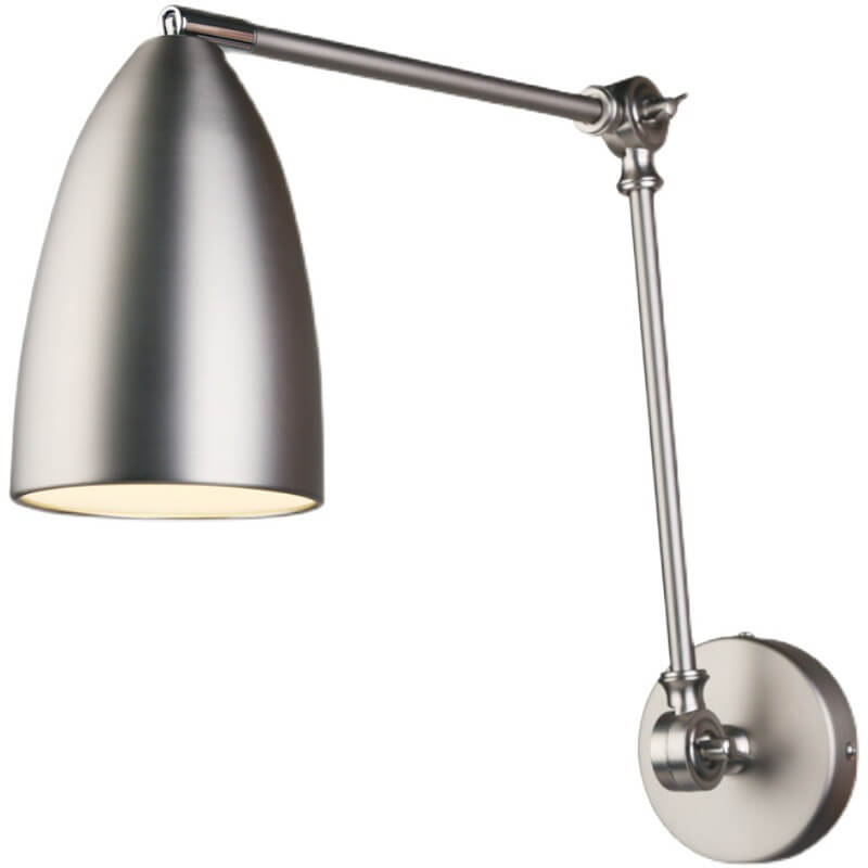 Applique da Parete Retrattile Rotante in Ferro a Braccio Swing Industriale Retro con 1 Luce