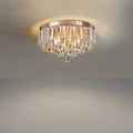 Moderna Luce da Soffitto Rotonda in Cristallo