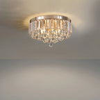 Moderna Luce da Soffitto Rotonda in Cristallo
