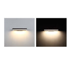 Lampada da Parete Esterno LED Piatta con Sensore Moderno Minimalista Rettangolare Impermeabile
