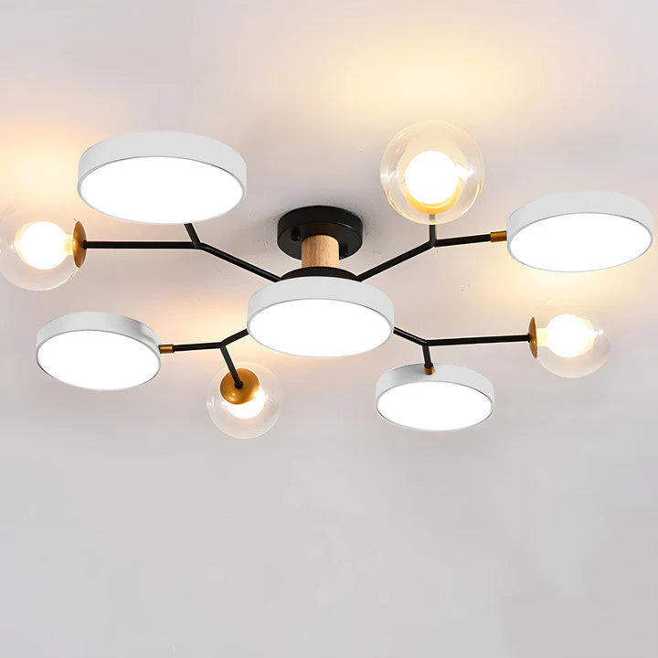 Lampada da Soffitto Moderna a Più Lampadine per Soggiorno