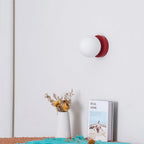 Applique da Parete in Vetro Sferico Minimalista