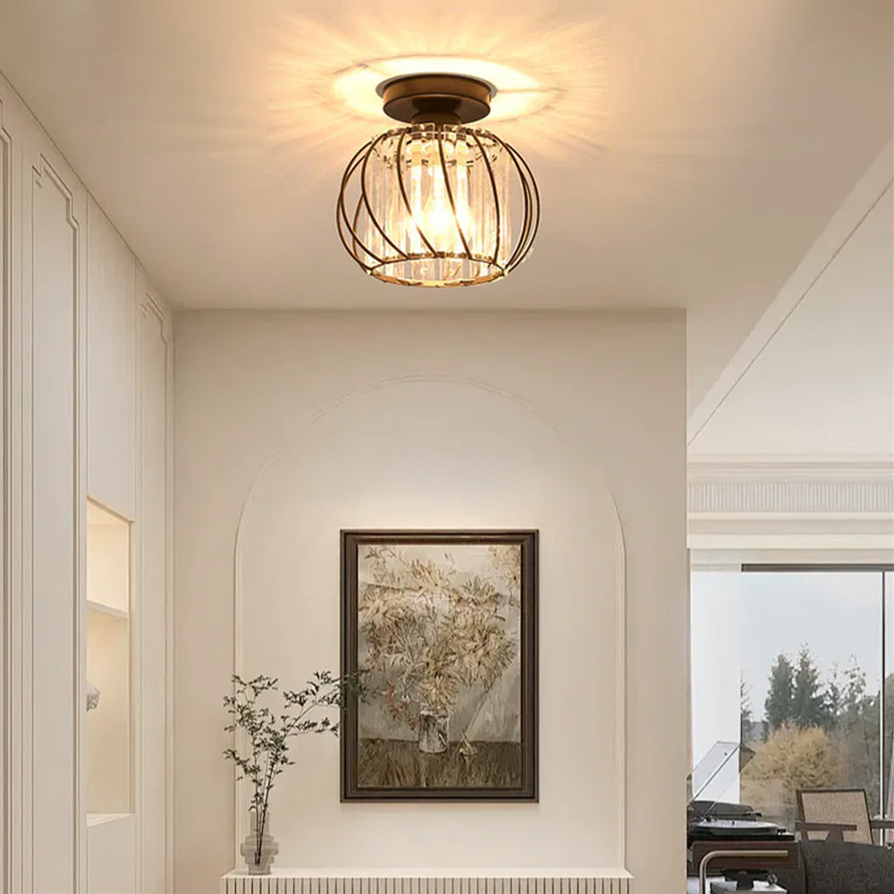 Moderna Lampada a Sospensione Globulare in Vetro Nordic Semplice