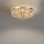 Moderna Luce da Soffitto Rotonda in Cristallo