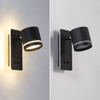 Faretto quadrato nordico contemporaneo in ferro, orientabile, lampada da parete LED per soggiorno e camera da letto
