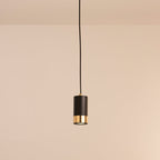 Lampada a sospensione mini in ferro con colonna minimalista moderna a 1 luce per soggiorno