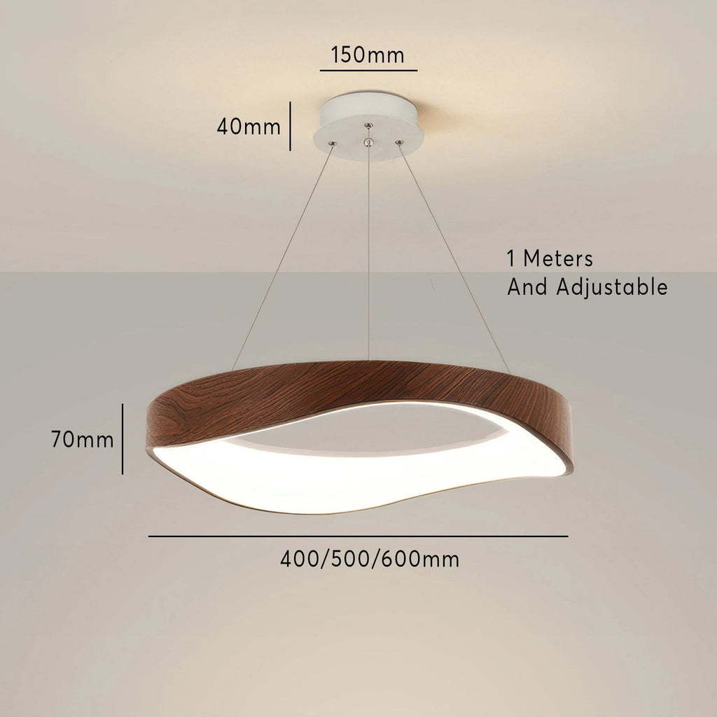 Lampada a Sospensione in Legno Nordic