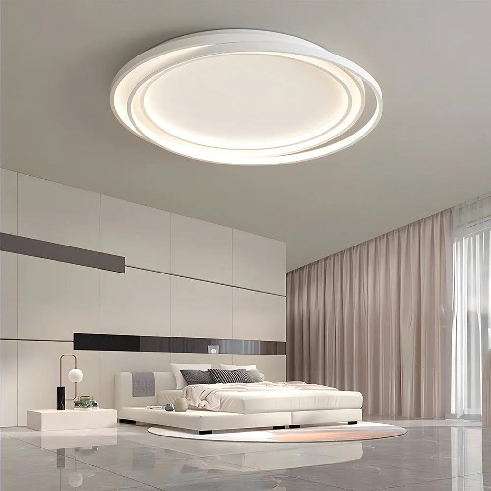 Moderna Lampada da Soffitto in Ferro Rotonda