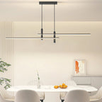 Moderna Lampada a Sospensione Orizzontale in Silicone