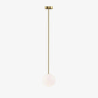 Lampada a Sospensione Minimalista in Ottone