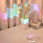 Lampada da Tavolo LED a Proiezione Creativa con Occhio d'Angelo in Cristallo