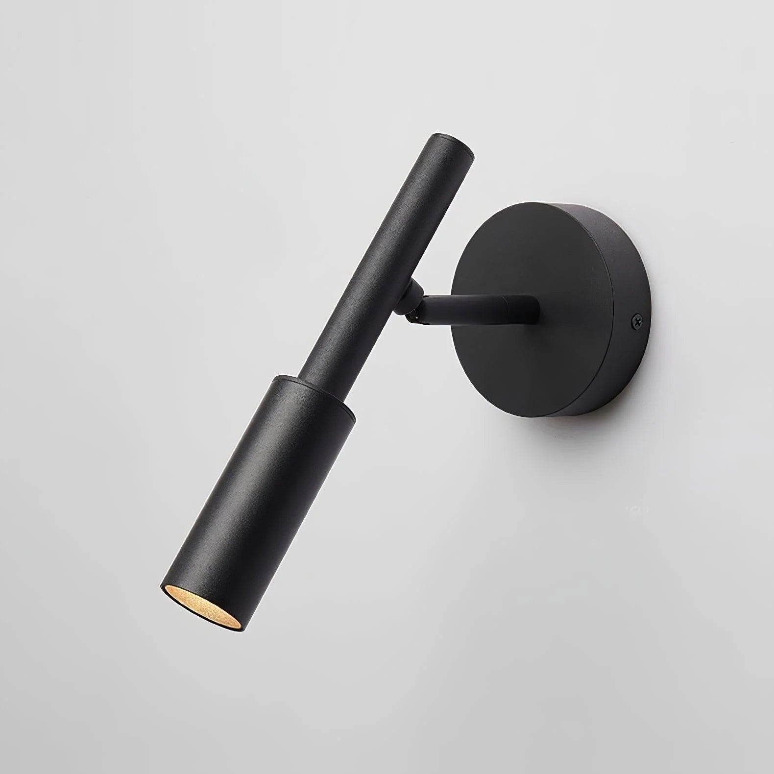 Lampada da Parete Minimalista in Ferro a Cilindro