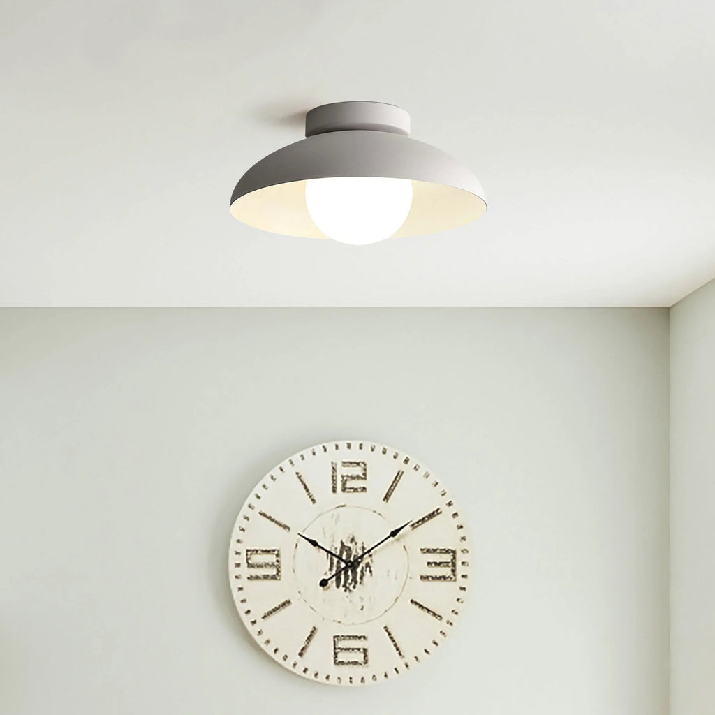 Lampada da soffitto moderna rotonda in metallo