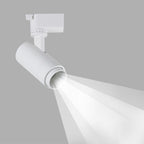 Faretto Tubolare da Incasso Regolabile Dimmabile Moderno Minimalista con Focalizzazione per Illuminazione a Binario 3/4/5 Luci LED per Soggiorno
