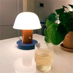 Mini Lampada da Tavolo a Forma di Fungo