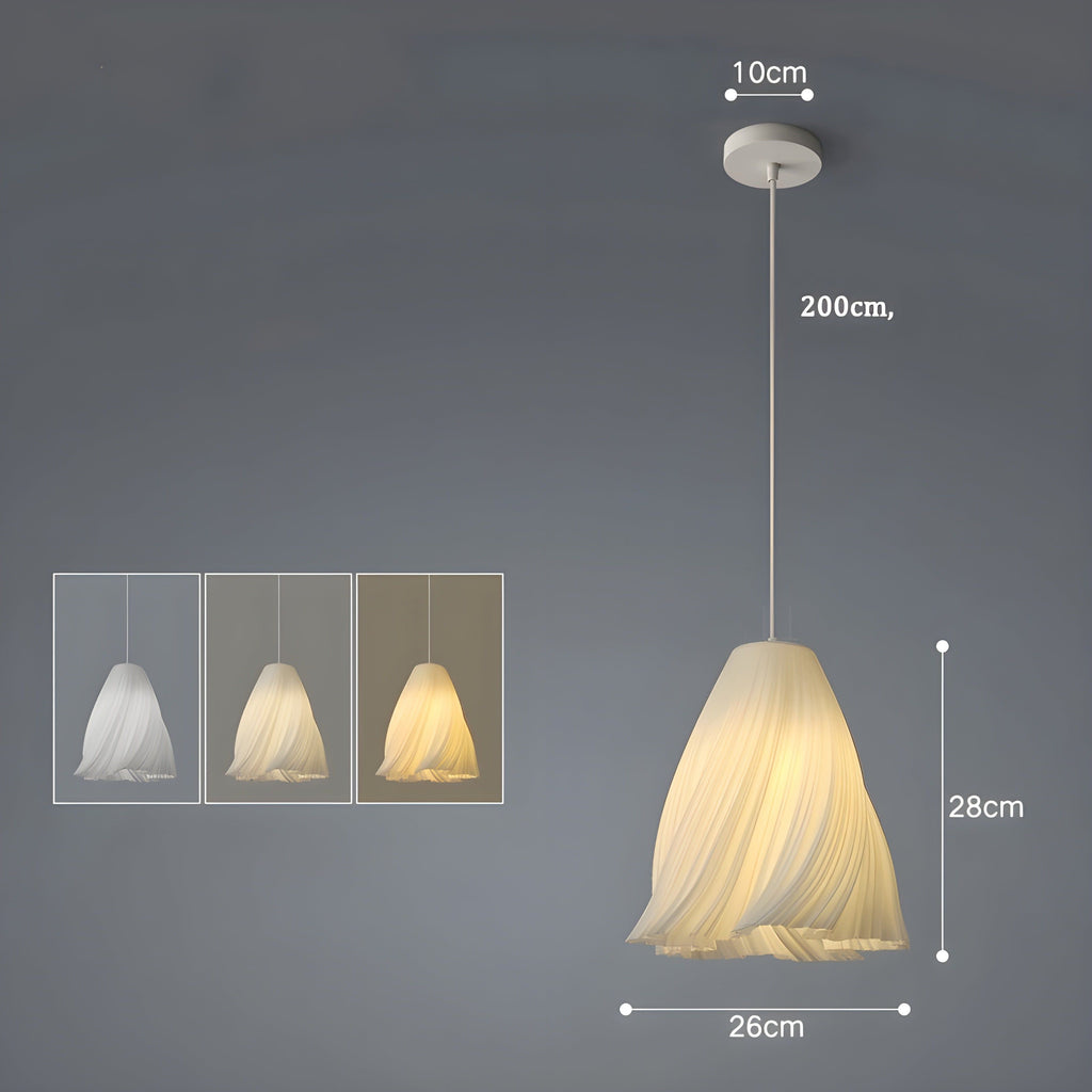 FloraBloom Light - Fiore stampato in 3D nordico come lampada sospesa