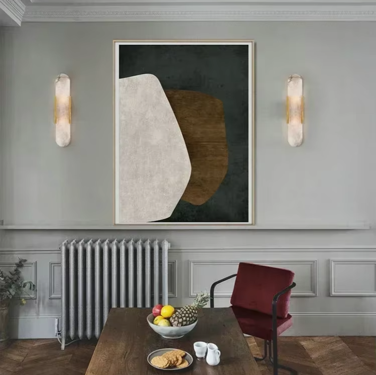 Lampada da Parete in Marmo di Lusso – Design Moderno con Illuminazione Elegante
