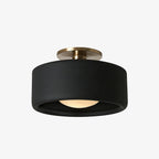 Lampada da soffitto a tamburo in porcellana