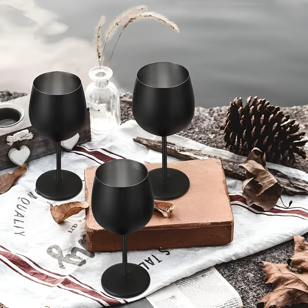 Calice in acciaio inossidabile – Infrangibile e Stile | Perfetto per Outdoor, Viaggi e Casa