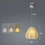 FloraBloom Light - Fiore stampato in 3D nordico come lampada sospesa