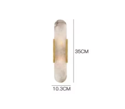 Lampada da Parete in Marmo di Lusso – Design Moderno con Illuminazione Elegante